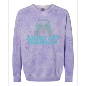 Wo Four Wheeler Tee, ATV Riding Mudding Colorblast Crewneck Sweatshirt