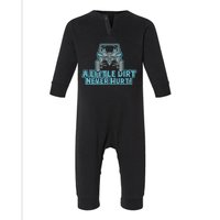 Wo Four Wheeler Tee, ATV Riding Mudding Infant Fleece One Piece