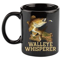 Walleye Fishing Walleye Whisperer Fishing Lure 11oz C Handle Ceramic Mug
