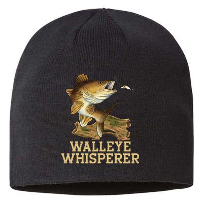 Walleye Fishing Walleye Whisperer Fishing Lure Sustainable Beanie