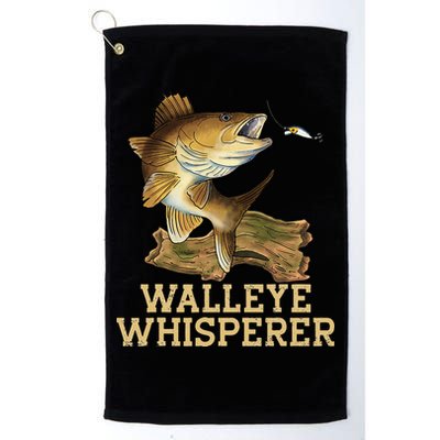 Walleye Fishing Walleye Whisperer Fishing Lure Golf Towel