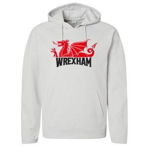 Wrexham FC Wrexham Dragon Football Club Champion Performance Fleece Hoodie