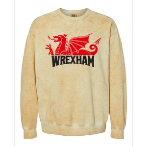 Wrexham FC Wrexham Dragon Football Club Champion Colorblast Crewneck Sweatshirt