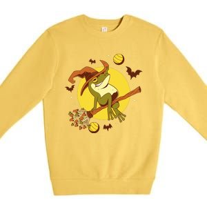 Witch Frog Premium Crewneck Sweatshirt