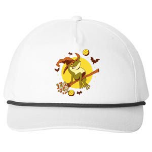 Witch Frog Snapback Five-Panel Rope Hat