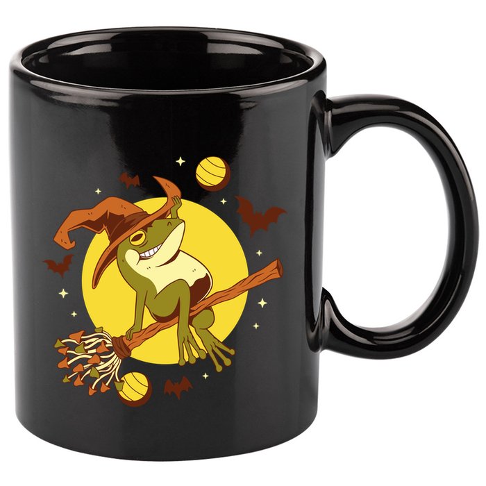 Witch Frog 11oz C Handle Ceramic Mug