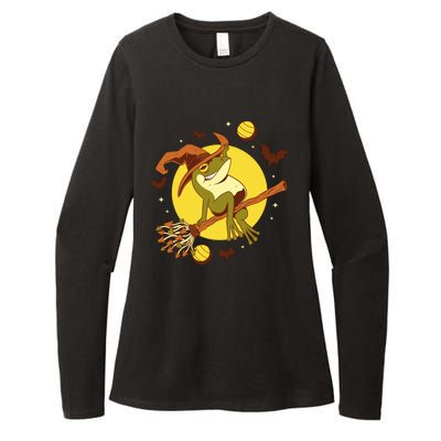 Witch Frog Womens CVC Long Sleeve Shirt