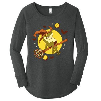 Witch Frog Women's Perfect Tri Tunic Long Sleeve Shirt