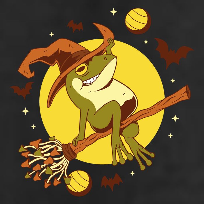 Witch Frog 25L Jumbo Tote