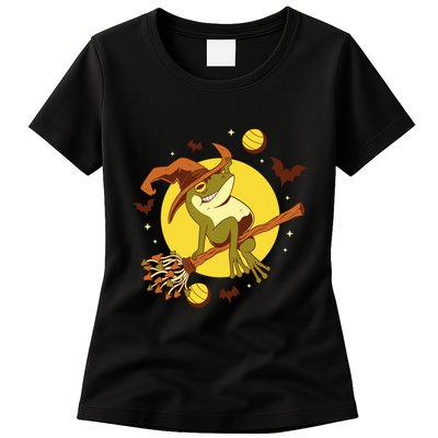 Witch Frog Womens T-Shirt
