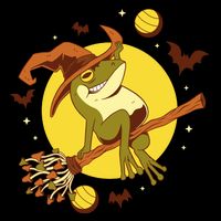 Witch Frog Full Zip Hoodie