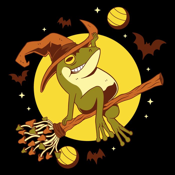 Witch Frog Full Zip Hoodie