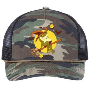 Witch Frog Retro Rope Trucker Hat Cap