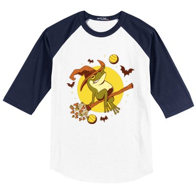 Witch Frog Baseball Sleeve Shirt