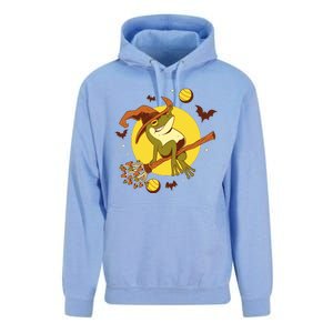 Witch Frog Unisex Surf Hoodie