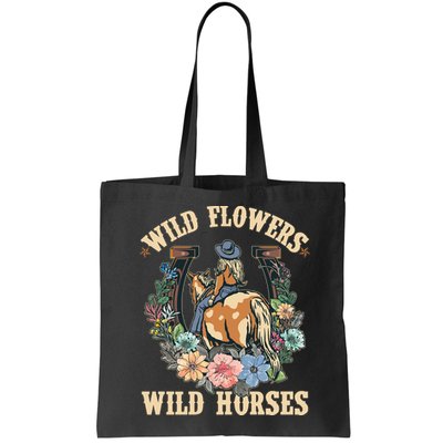 Wild Flowers Wild Horses Cowgirl Bag