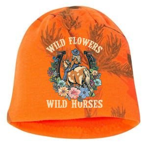 Wild Flowers Wild Horses Cowgirl Kati - Camo Knit Beanie