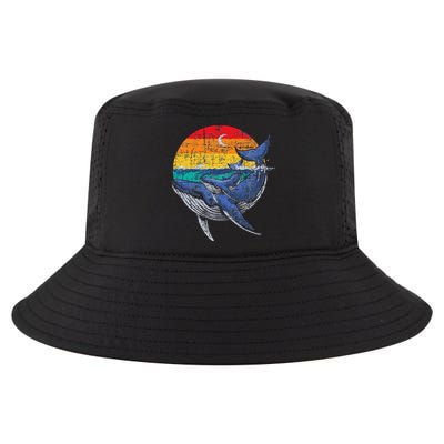 Whale Family Whale Lover Whales Aquarist Marine Biologist Cool Comfort Performance Bucket Hat