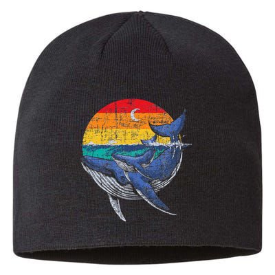 Whale Family Whale Lover Whales Aquarist Marine Biologist Sustainable Beanie