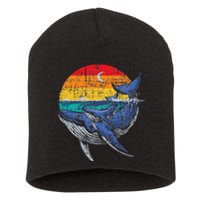 Whale Family Whale Lover Whales Aquarist Marine Biologist Short Acrylic Beanie