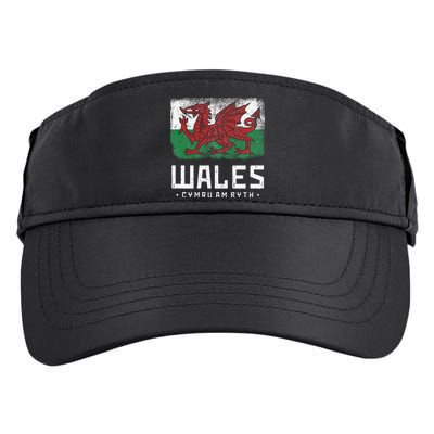 Wales Flag Welsh Dragon Banner Cymru Am Byth Welshman Adult Drive Performance Visor