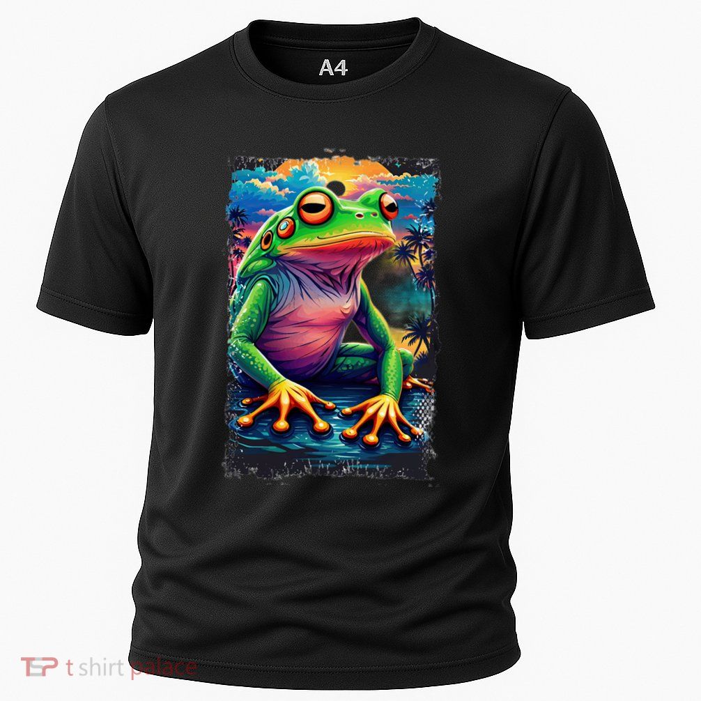 Watercolor Frog Performance Shirt