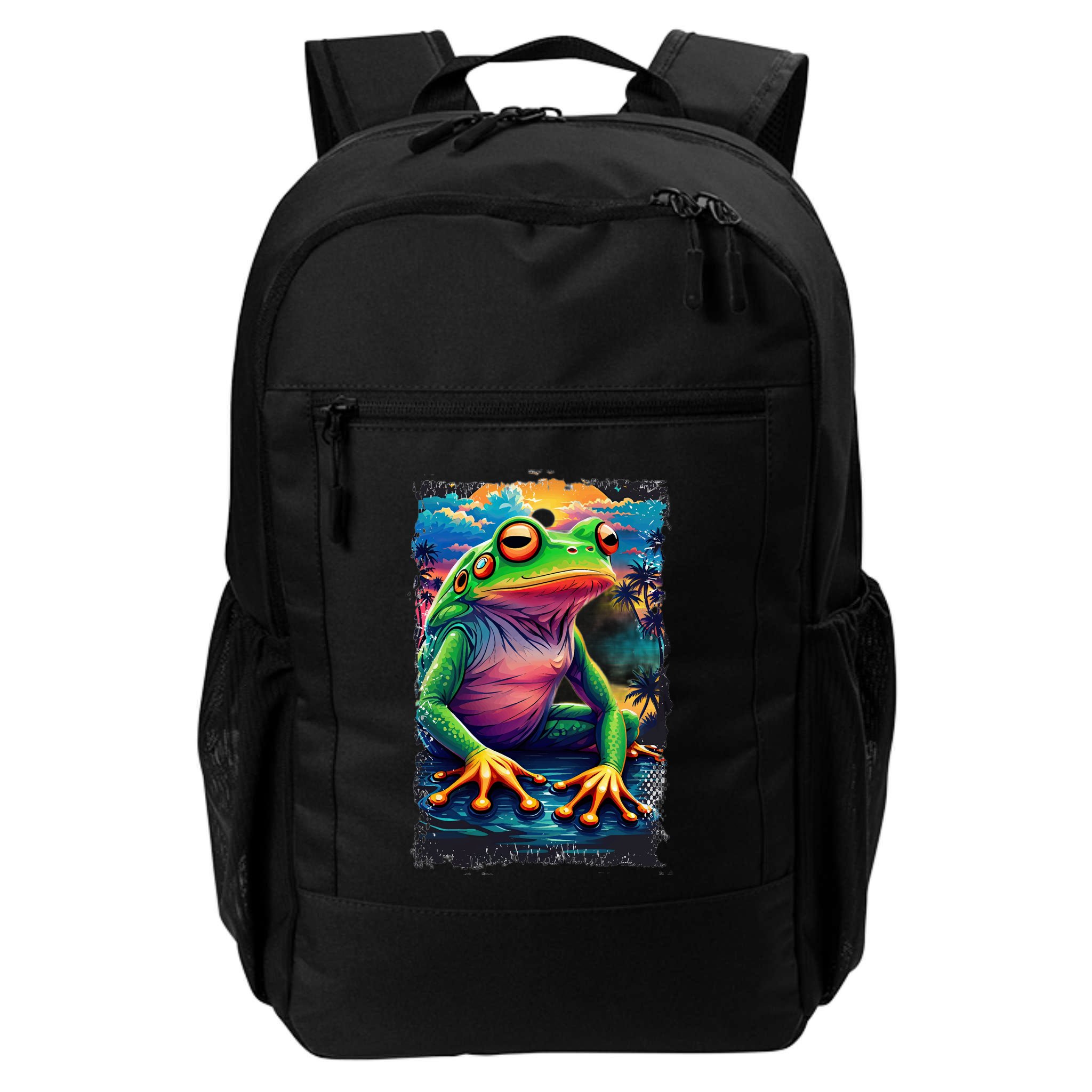 Watercolor Frog Backpack