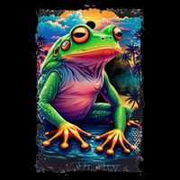 Watercolor Frog Backpack