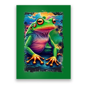 Watercolor Frog Poster