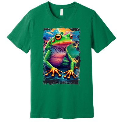 Watercolor Frog Premium T-Shirt