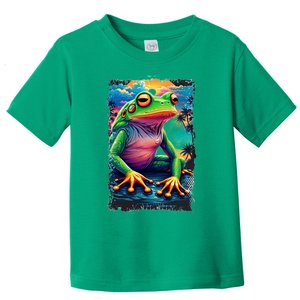 Watercolor Frog Toddler T-Shirt