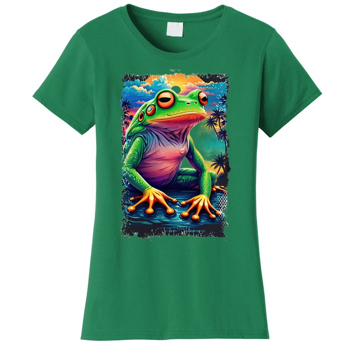 Watercolor Frog Women's T-Shirt