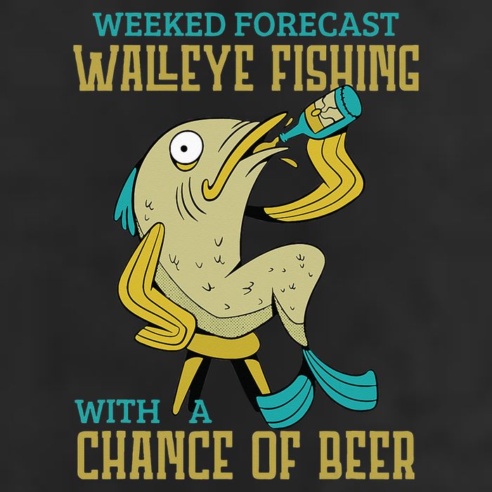 Weekend Forecast Walleye Fishing With A Chance Of Beer Cool Comfort Performance Bucket Hat