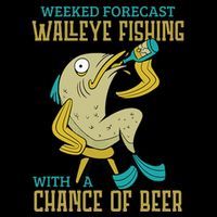 Weekend Forecast Walleye Fishing With A Chance Of Beer Women's Crop Top Tee