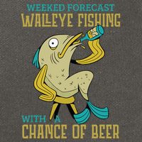Weekend Forecast Walleye Fishing With A Chance Of Beer Cotton Canvas Backpack