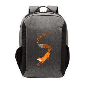 Whimsical Fox With Falling Leaves Vector Backpack