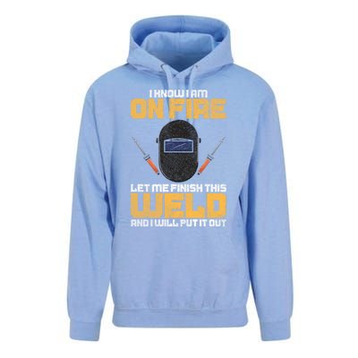 Welder Funny Welding Saying Graphic Gift Unisex Surf Hoodie