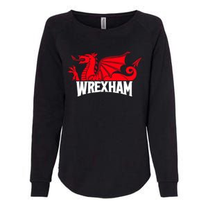 Wrexham FC Wrexham Dragon Football Club Champion Womens California Wash Sweatshirt