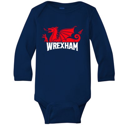 Wrexham FC Wrexham Dragon Football Club Champion Baby Long Sleeve Bodysuit