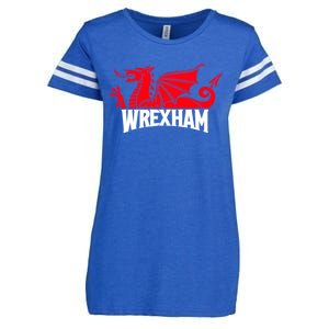 Wrexham FC Wrexham Dragon Football Club Champion Enza Ladies Jersey Football T-Shirt