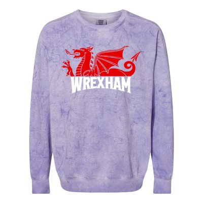 Wrexham FC Wrexham Dragon Football Club Champion Colorblast Crewneck Sweatshirt