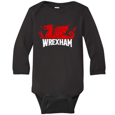 Wrexham FC Wrexham Dragon Football Club Champion Baby Long Sleeve Bodysuit