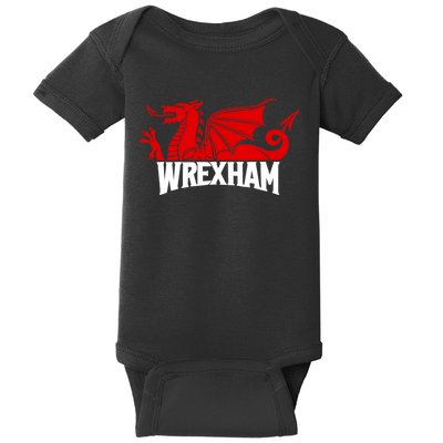 Wrexham FC Wrexham Dragon Football Club Champion Baby Bodysuit