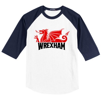 Wrexham FC Wrexham Dragon Football Club Champion Baseball Sleeve Shirt