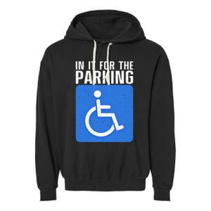 Wheelchair For Women Disability Handicapped Garment-Dyed Fleece Hoodie