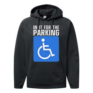 Wheelchair For Women Disability Handicapped Performance Fleece Hoodie