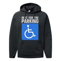 Wheelchair For Women Disability Handicapped Performance Fleece Hoodie