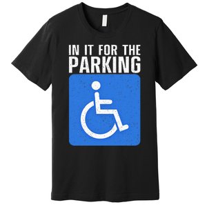 Wheelchair For Women Disability Handicapped Premium T-Shirt