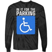 Wheelchair For Women Disability Handicapped Tie-Dye Long Sleeve Shirt