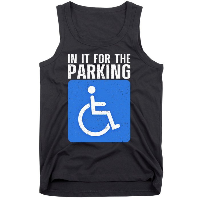 Wheelchair For Women Disability Handicapped Tank Top